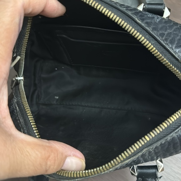 MCM Micro Bag in Black Monogram - Picture 12 of 12
